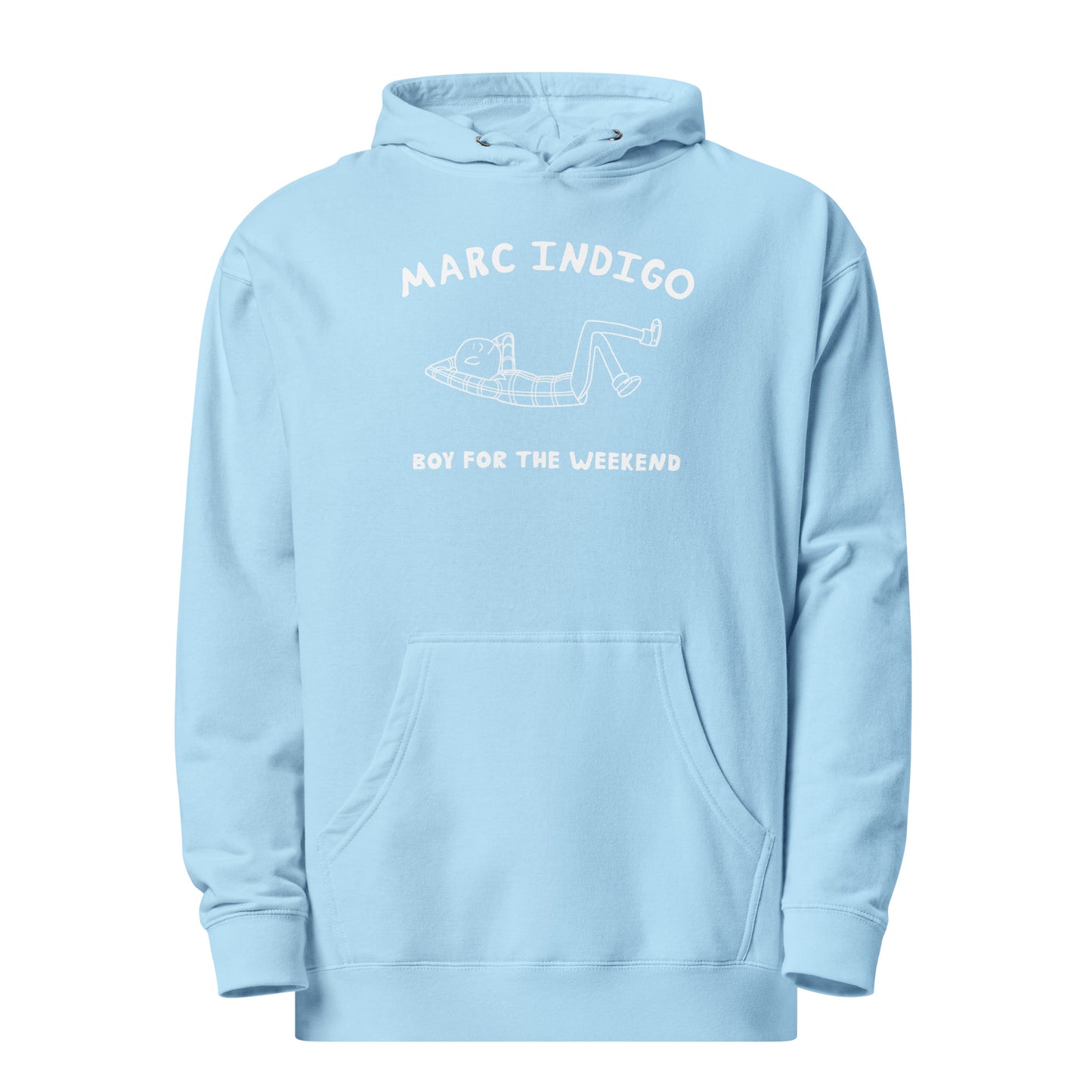 Boy For The Weekend Hoodie (White Text)