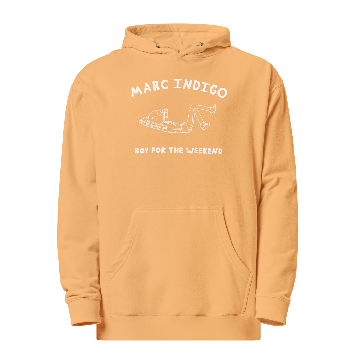 Boy For The Weekend Hoodie (White Text)