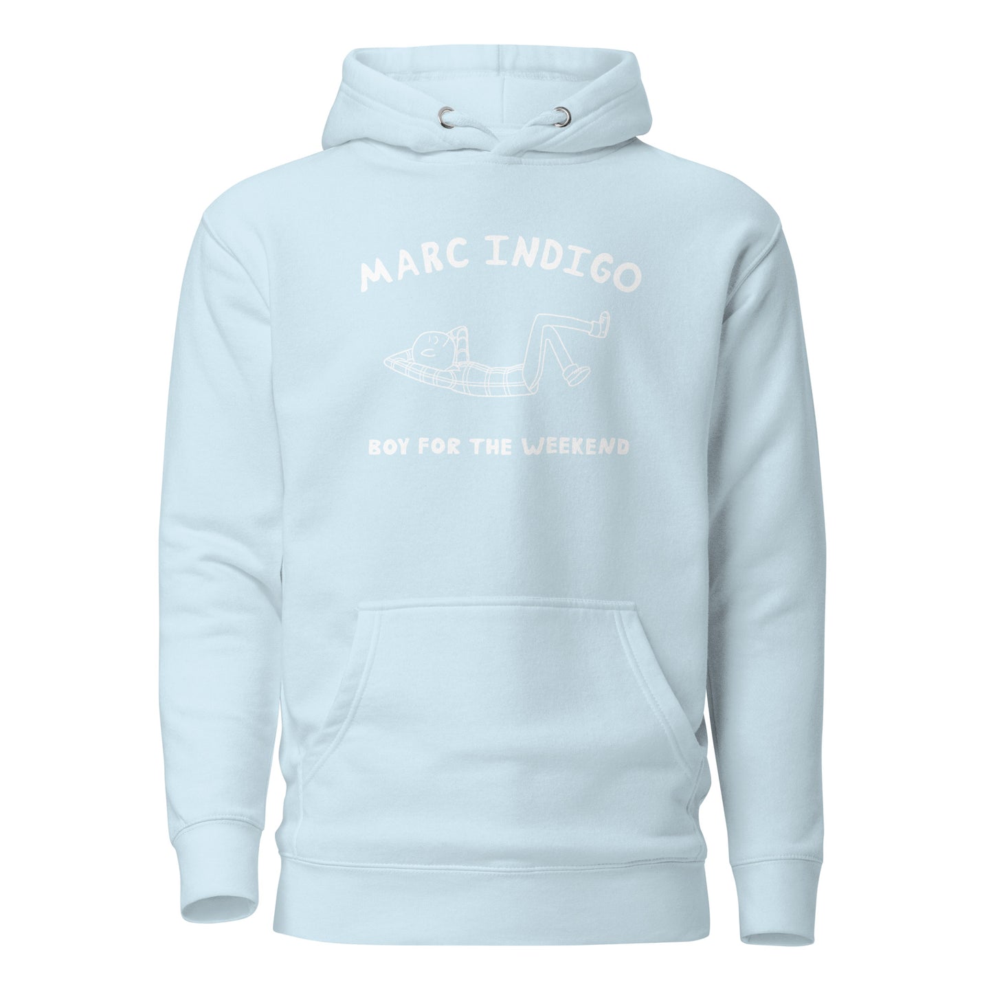 Boy For The Weekend Hoodie (White Text)